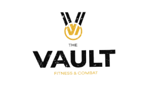The Vault Fitness & Combat logo (dark)